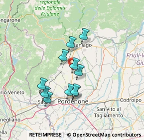 Mappa Via Luigi Nono, 33081 Aviano PN, Italia (11.28091)