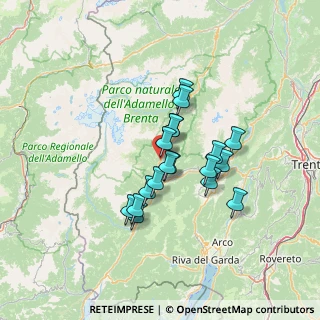 Mappa Via ai castagni, 38094 Porte di Rendena TN, Italia (10.365)