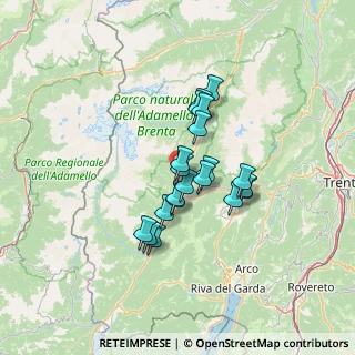 Mappa Via ai castagni, 38094 Porte di Rendena TN, Italia (9.722)