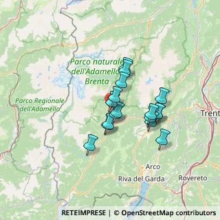 Mappa Via ai castagni, 38094 Porte di Rendena TN, Italia (10.01765)