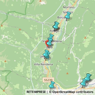 Mappa Via ai castagni, 38094 Porte di Rendena TN, Italia (2.35917)