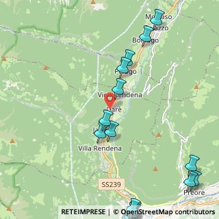 Mappa Via ai castagni, 38094 Porte di Rendena TN, Italia (3.332)