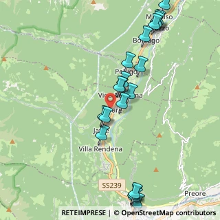 Mappa Via ai castagni, 38094 Porte di Rendena TN, Italia (2.247)