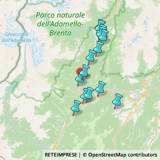 Mappa Via ai castagni, 38094 Porte di Rendena TN, Italia (6.50143)