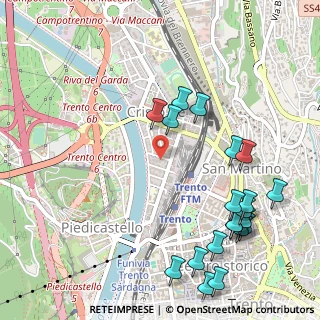 Mappa Via Antonio da Trento, 38121 Trento TN, Italia (0.6405)
