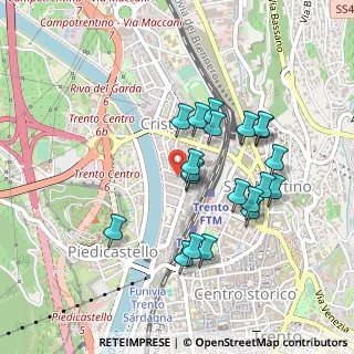 Mappa Via Antonio da Trento, 38122 Trento TN, Italia (0.4065)