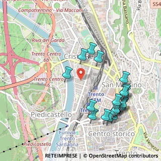 Mappa Via Antonio da Trento, 38122 Trento TN, Italia (0.5545)