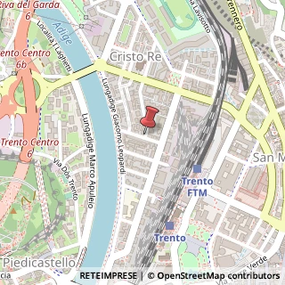 Mappa Via Giovanni Antonio Scopoli, 36, 38122 Trento, Trento (Trentino-Alto Adige)