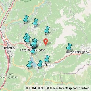 Mappa Maso Frunt, 38057 Pergine Valsugana TN, Italia (6.91375)