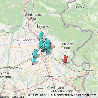 Mappa Via San Giovanni d'Antro, 33100 Udine UD, Italia (7.11)