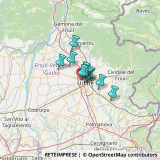 Mappa Via Lodi, 33100 Udine UD, Italia (5.61667)