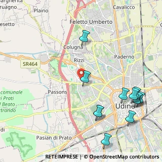 Mappa Via Lodi, 33100 Udine UD, Italia (2.63333)