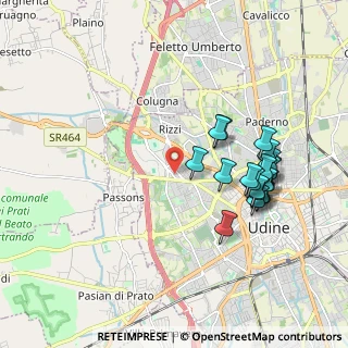 Mappa Via Lodi, 33100 Udine UD, Italia (1.8965)