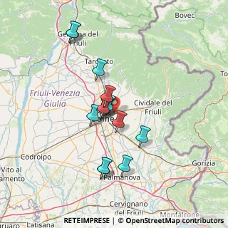 Mappa Via Tolmino, 33100 Udine UD, Italia (11.825)