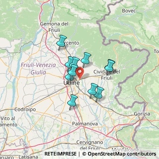 Mappa Via Tolmino, 33100 Udine UD, Italia (9.02636)