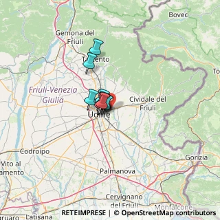 Mappa Via Tolmino, 33100 Udine UD, Italia (5.91909)