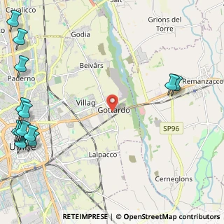 Mappa Via Tolmino, 33100 Udine UD, Italia (3.59077)