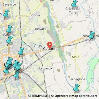 Mappa Via Tolmino, 33100 Udine UD, Italia (3.832)