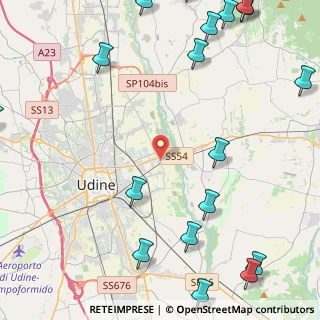 Mappa Via Tolmino, 33100 Udine UD, Italia (6.9255)
