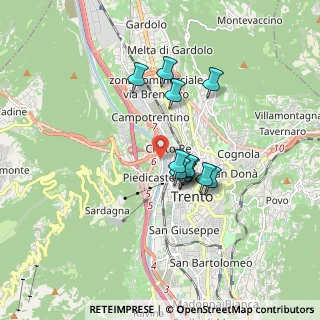 Mappa Via Caio Valerio Mariano, 38122 Trento TN, Italia (1.2825)