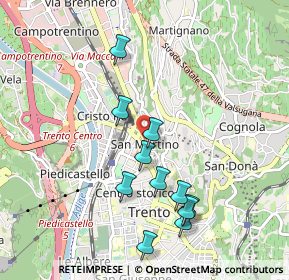 Mappa Via Jacopo Aconcio, 38121 Trento TN, Italia (0.93364)