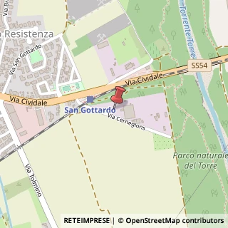 Mappa Strada Comunale di Cerneglons, 12, 33100 Udine, Udine (Friuli-Venezia Giulia)
