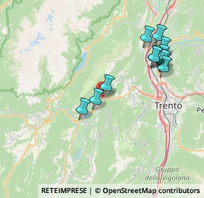 Mappa SS45bis, 38070 Vezzano TN, Italia (7.93)