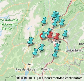 Mappa SS45bis, 38070 Vezzano TN, Italia (11.63235)