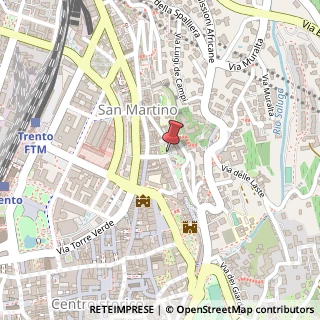 Mappa Via Torre d'Augusto, 25, 38122 Trento, Trento (Trentino-Alto Adige)