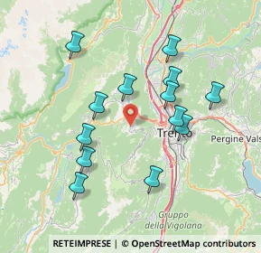 Mappa Strada di Spinèda, 38100 Trento TN, Italia (7.00077)
