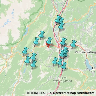 Mappa Strada di Spineda, 38100 Trento TN, Italia (6.982)