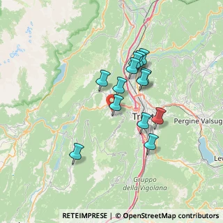 Mappa Strada di Spinèda, 38100 Trento TN, Italia (5.74462)