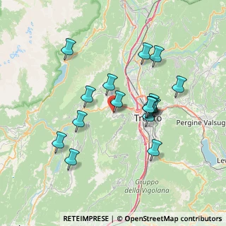 Mappa Strada di Spineda, 38100 Trento TN, Italia (6.67882)
