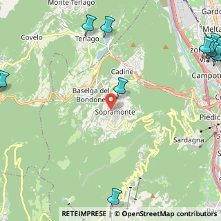 Mappa Strada di Spineda, 38100 Trento TN, Italia (4.0595)