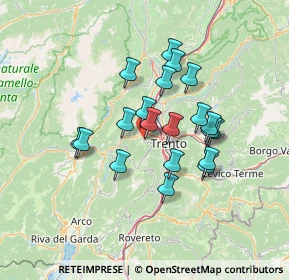 Mappa Strada di Spinèda, 38100 Trento TN, Italia (11.0855)