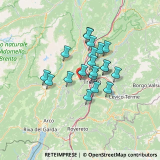 Mappa Strada di Spineda, 38100 Trento TN, Italia (10.4515)