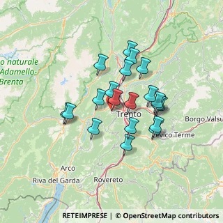 Mappa Strada di Spineda, 38100 Trento TN, Italia (11.0855)