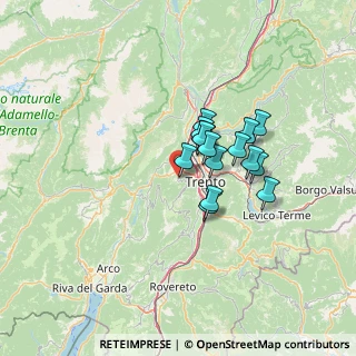 Mappa Strada di Spineda, 38100 Trento TN, Italia (9.306)