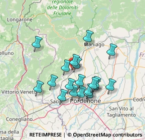 Mappa Via Vittorio Veneto, 33081 Aviano PN, Italia (12.17737)