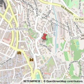 Mappa Via delle Laste, 3, 38121 Trento, Trento (Trentino-Alto Adige)