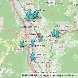 Mappa Via Alessandro Manzoni, 38122 Trento TN, Italia (2.00667)