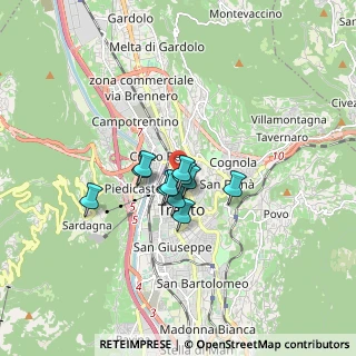 Mappa Via Alessandro Manzoni, 38122 Trento TN, Italia (0.97364)