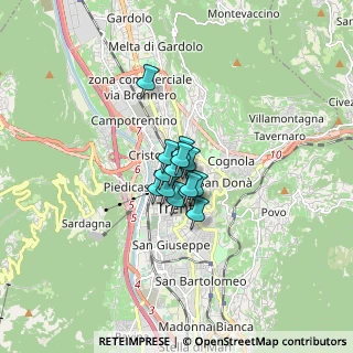 Mappa Via Alessandro Manzoni, 38122 Trento TN, Italia (0.70643)