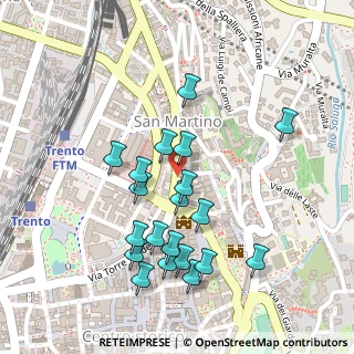 Mappa Piazza Raffaello Sanzio, 38122 Trento TN, Italia (0.2345)