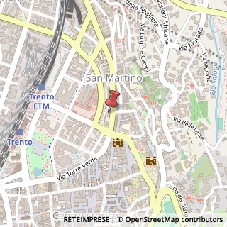Mappa Via Alessandro Manzoni, 16, 38122 Trento, Trento (Trentino-Alto Adige)