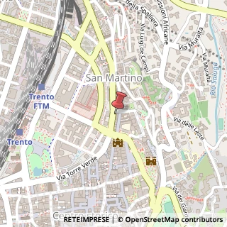 Mappa Via Alessandro Manzoni, 25, 38122 Trento, Trento (Trentino-Alto Adige)