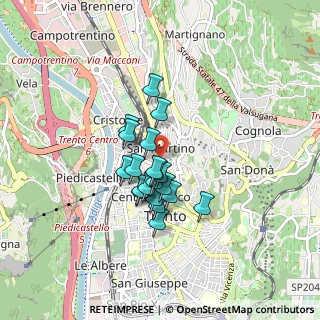 Mappa Via Alessandro Manzoni, 38122 Trento TN, Italia (0.6045)