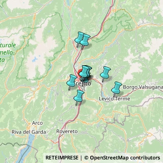 Mappa Via Alessandro Manzoni, 38122 Trento TN, Italia (6.57091)