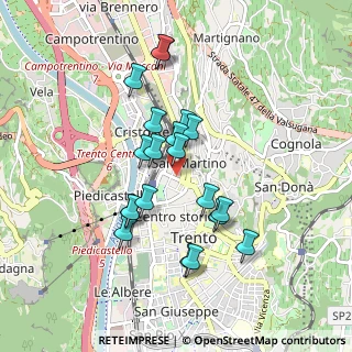 Mappa Via Gian Domenico Romagnosi, 38122 Trento TN, Italia (0.784)