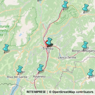 Mappa Via Clementino Vannetti, 38122 Trento TN, Italia (21.816363636364)